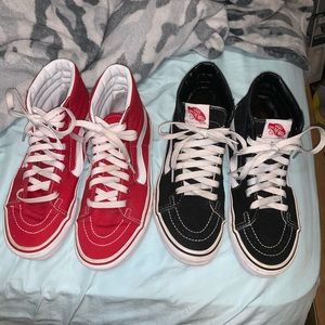 Red & Black Vans Combo